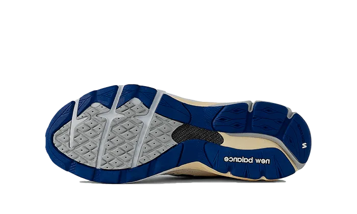 New Balance 990V3 Men's Running Shoes - Made In USA Cream Blue