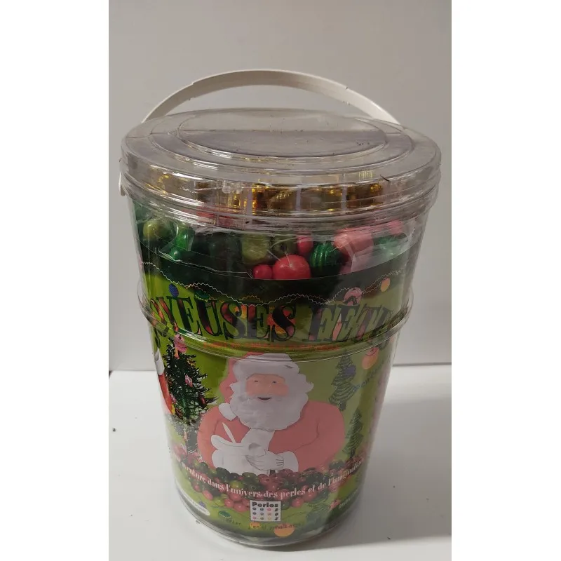 Christmas bead barrels
