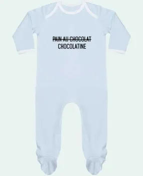 Body Pyjama Bébé Chocolatine par tunetoo