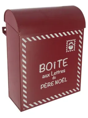 Santa Claus Letterbox - Red