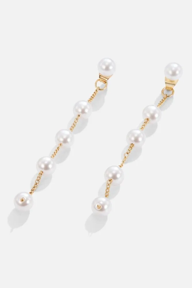 Boucles d'oreilles en perles délicates