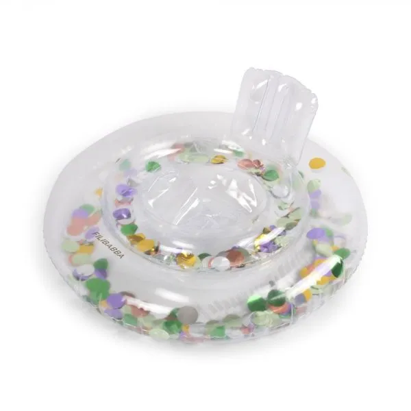 Bouée siège bébé Alfie Rainbow Confetti