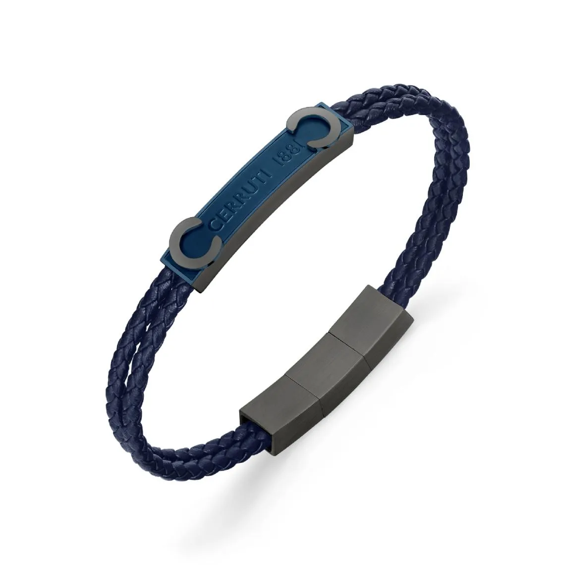 Bracelet Homme Cerruti 1881 Monogram - CIAGB0006802 Cuir Bleu | 3 Suisses