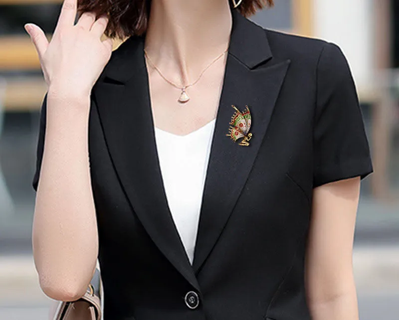 Broche Ange Papillon Vintage à La Mode
