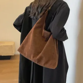 Clara - Sac imitation suède vintage