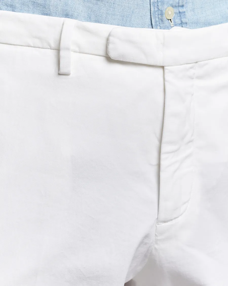 Cotton Stretch Chinos White