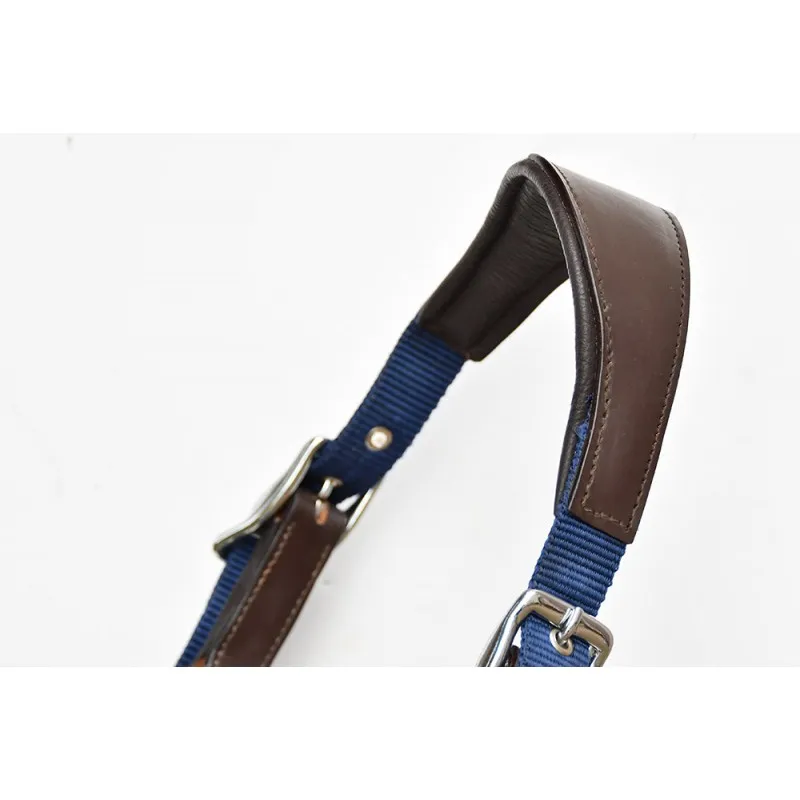 Elyos Jump Leather and Nylon Horse Halter