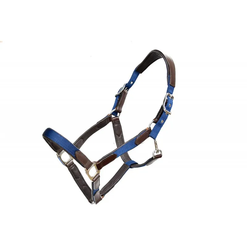 Elyos Jump Leather and Nylon Horse Halter