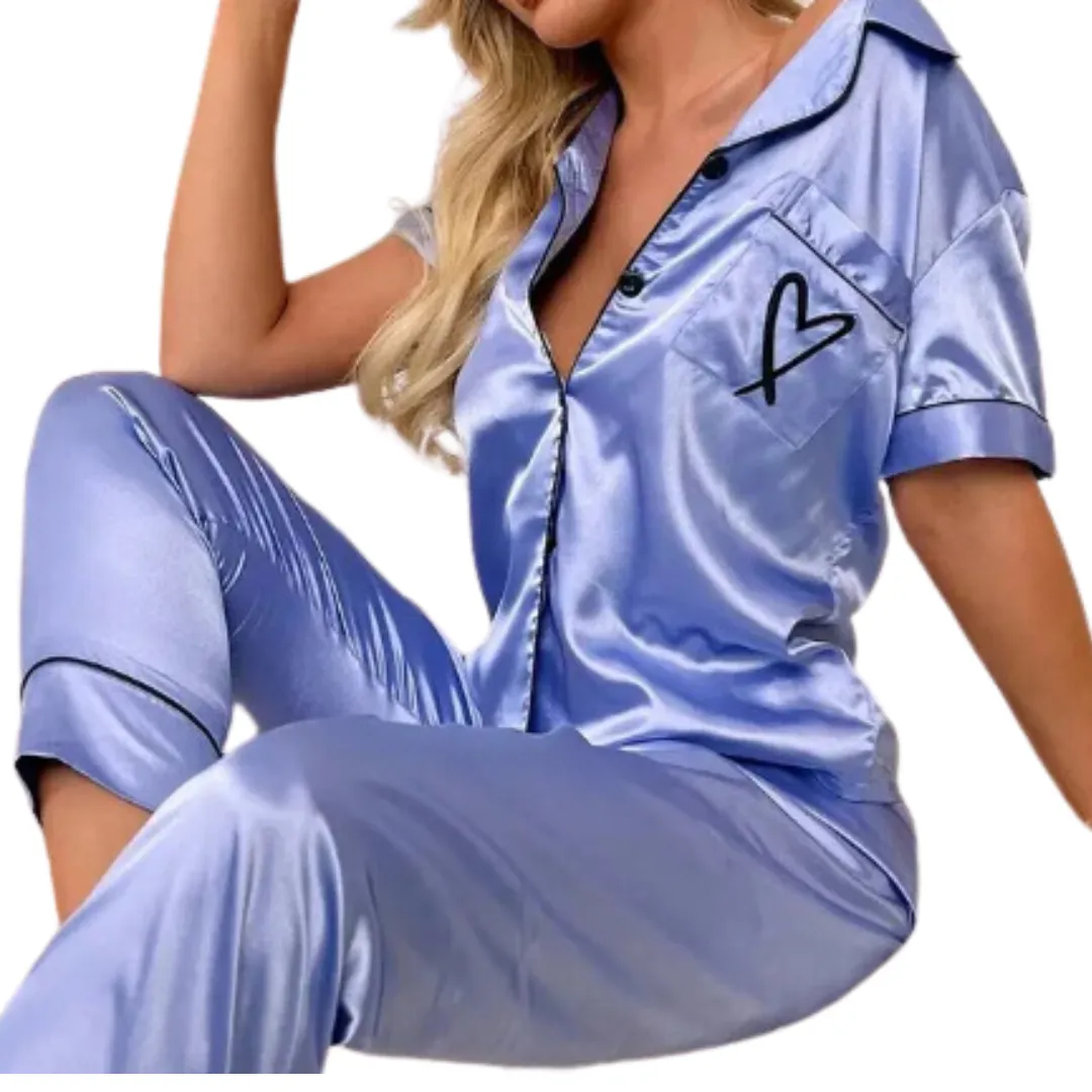Ensemble de Pyjama en Satin pour Femmes : Confort et légance