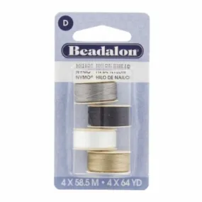 Fil de nylon pour perles Nymo Beadalon teintes de la terre 4x58,5m