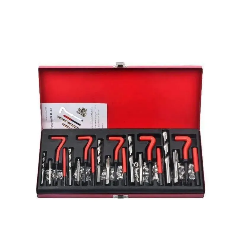 Filet rapporté helicoil M5 M6 M8 M10 M12 - Kit 131 pièces