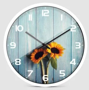 Horloge Murale Vintage Fleuriste