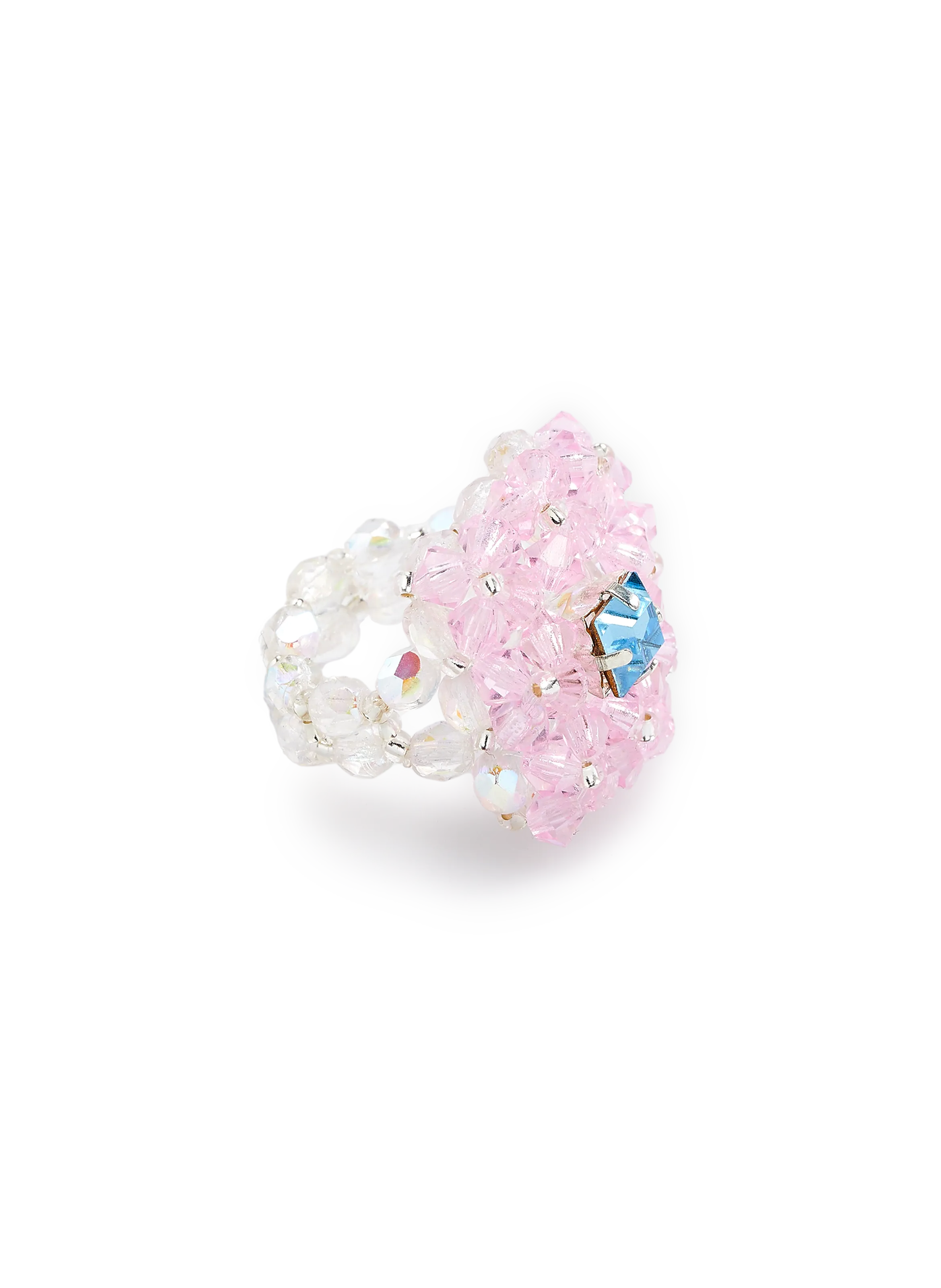 KISSES X  Bague en perles - Rose