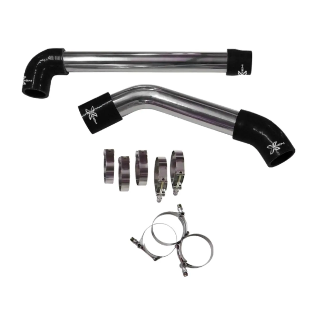 Kit 2 durites turbo XTREM MOTORSPORT aluminium et silicone Renault R5 Turbo 1 et 2