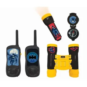 Kit d'aventurier Batman - LEXIBOOK - Talkie-Walkies portée 120m, jumelles et boussole noir - Lexibook