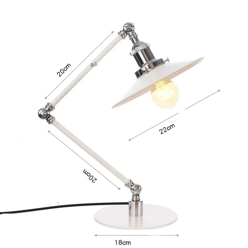 Lampe Industrielle Vintage Design Blanc
