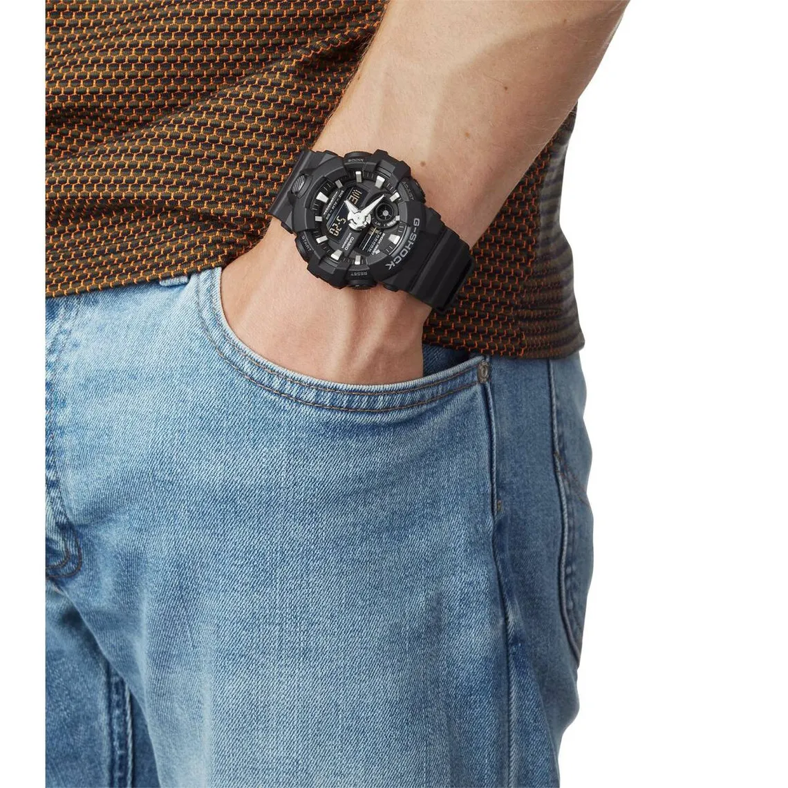 Montre Homme Casio G-Shock GA-700-1BER - Bracelet Résine Noir Casio - Montre Homme sur MenCorner