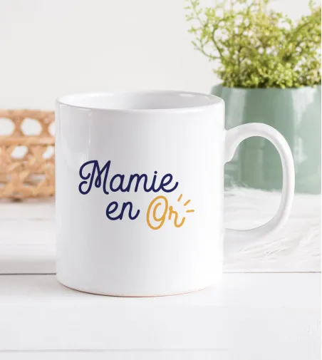 Gold Mamie Mug