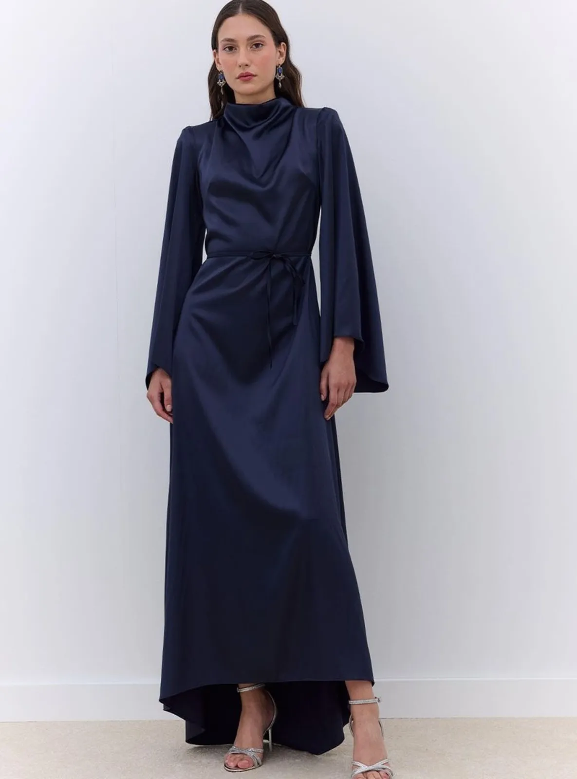 Navy Blue - Modest Dress
