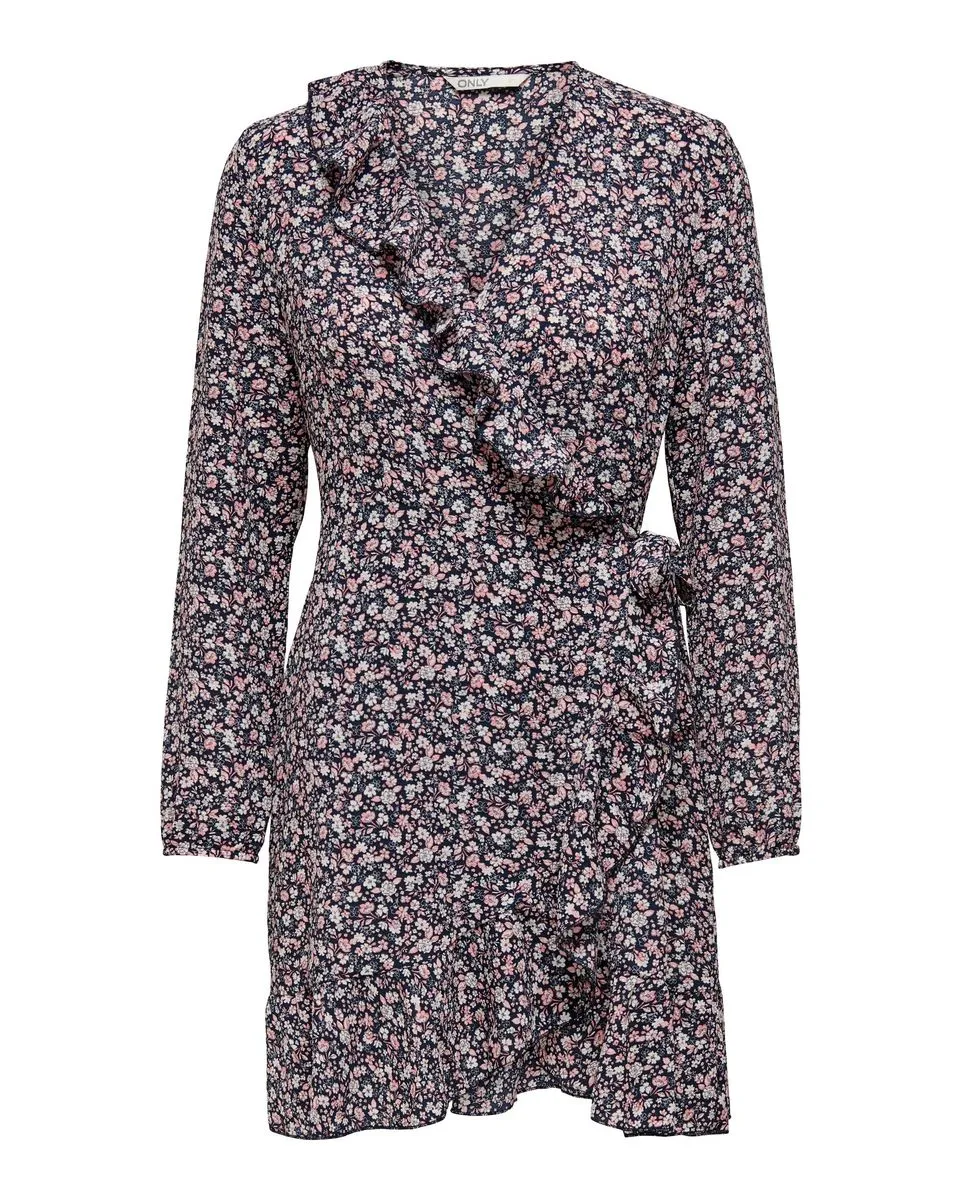ONLCARLY L/S Woven Wrap Short Dress
