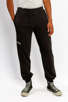 Pantalon de Jogging avec Poignets, noir