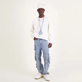 PANTALON EN JEAN DOCK BLEU