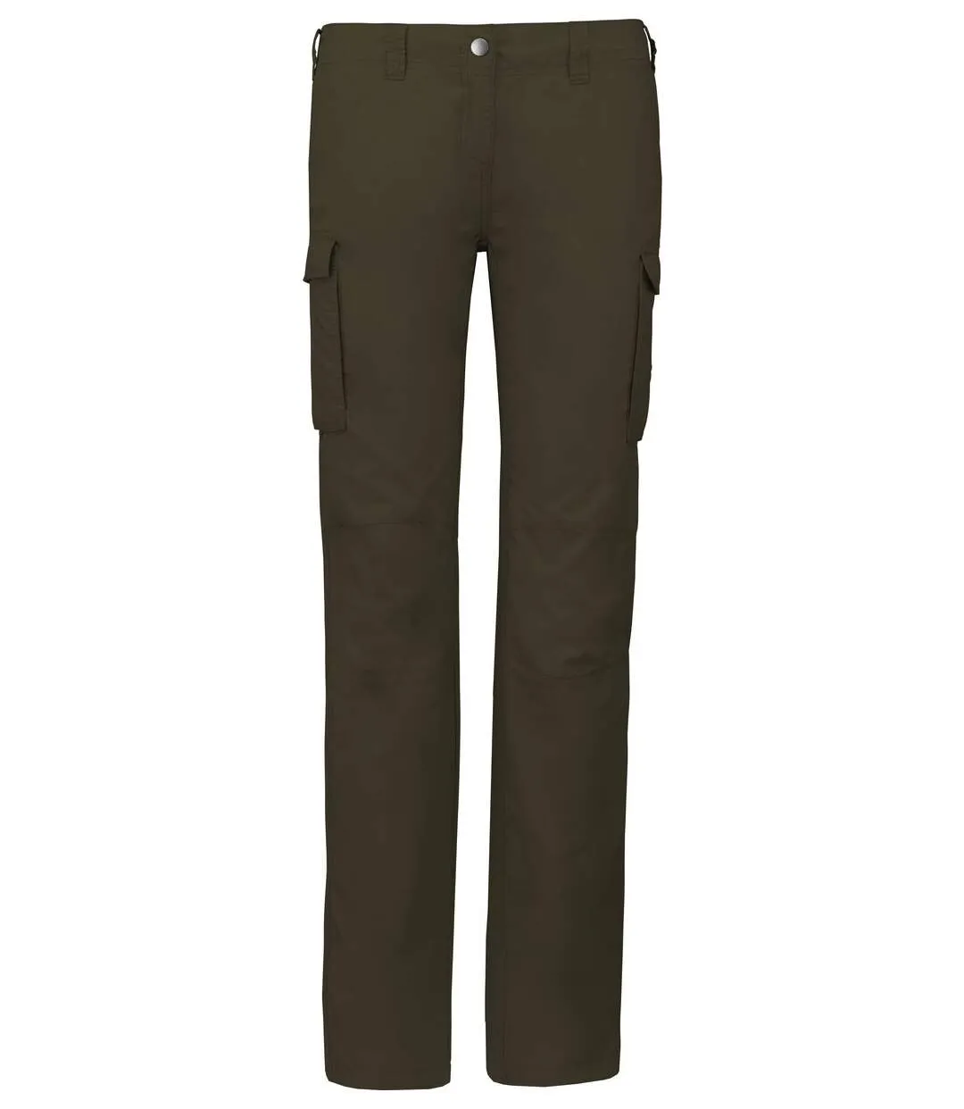 Pantalon femme léger multipoches K746 vert khaki