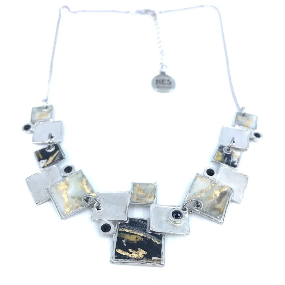 Classic Black and Gold Pendant