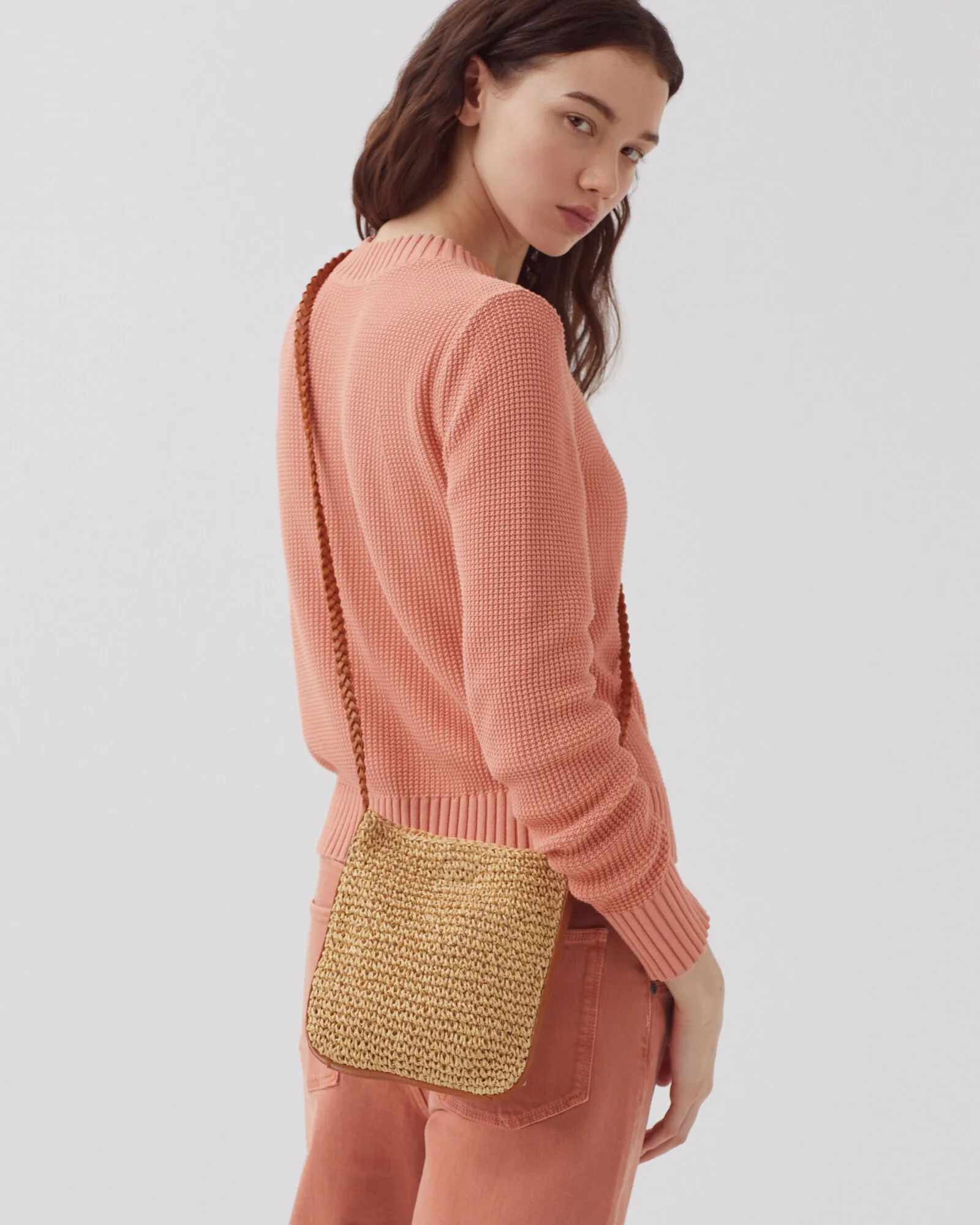 Petit sac à bandoulière en crochet