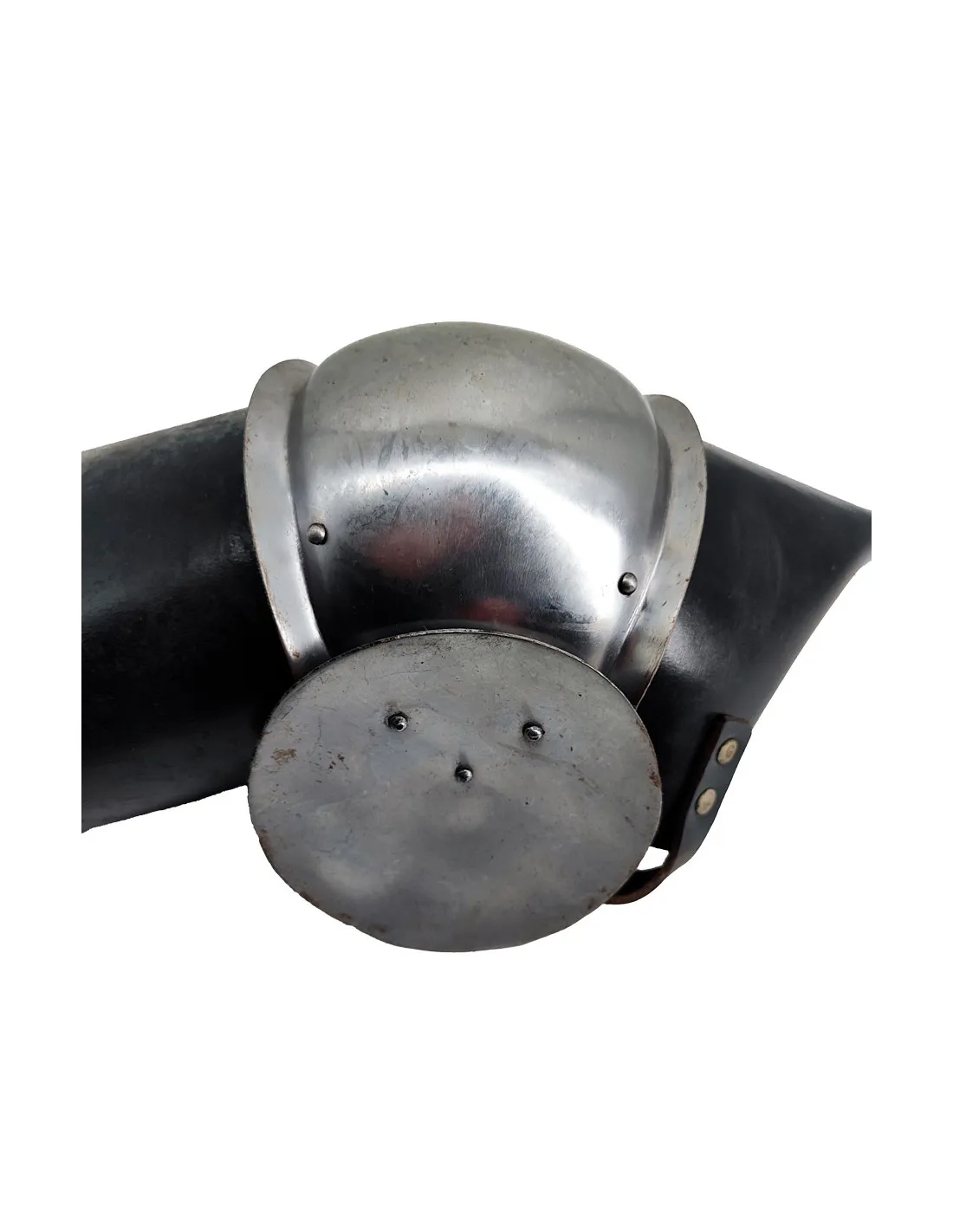 Pieds médiévaux en cuir et acier - Reconditionné ⚔️ Boutique Épées