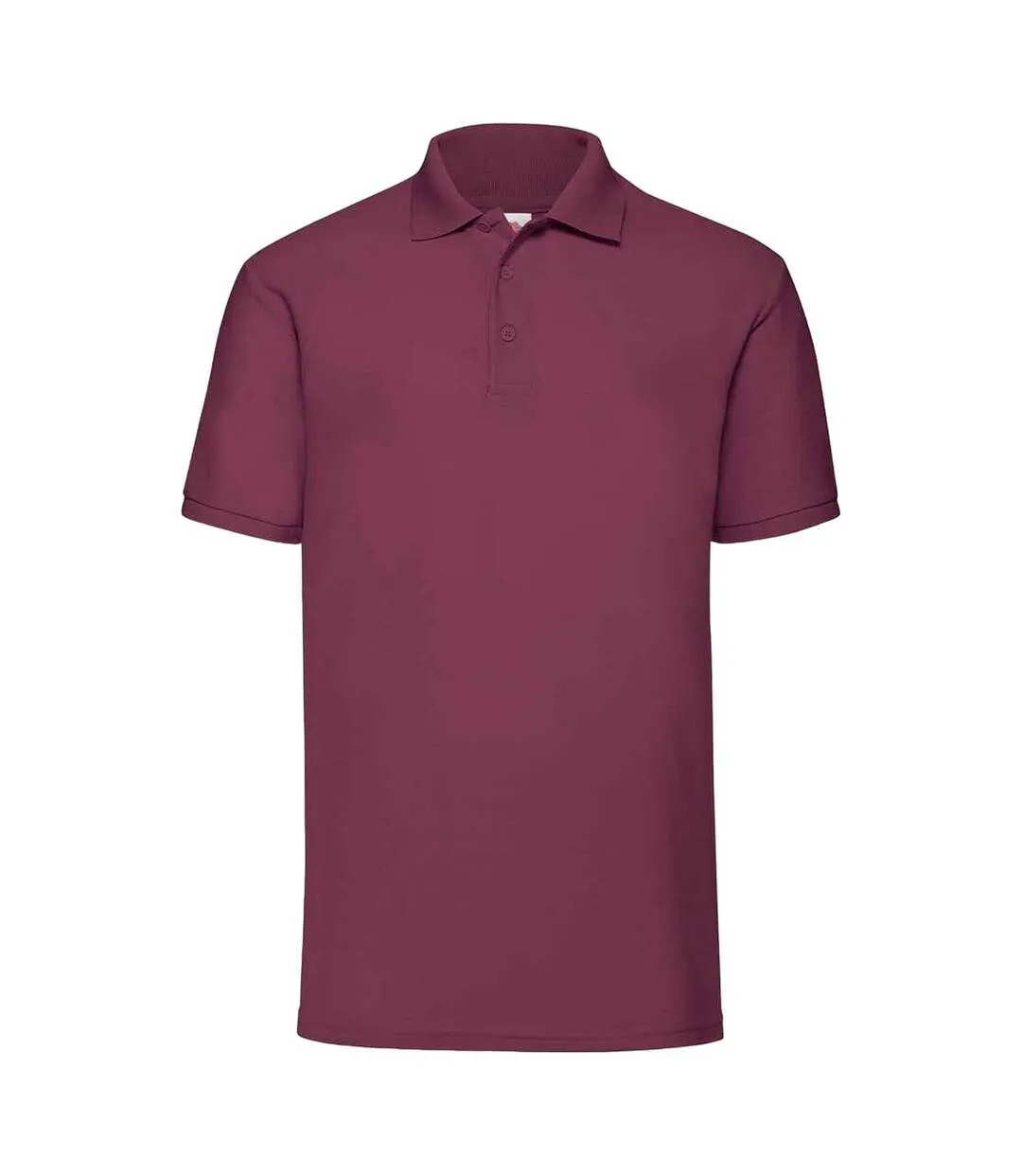 Polo 65/35 homme bordeaux Fruit of the Loom