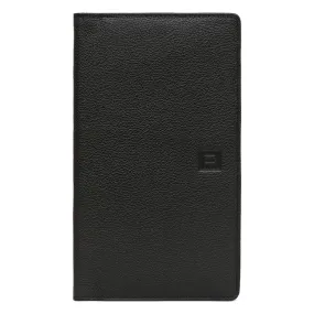 Porte-chéquier - 1 volet - Cuir de vachette - Noir - Confort | 3 Suisses