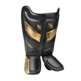 Hayabusa T3 Striking Shin Guards - Black/Gold