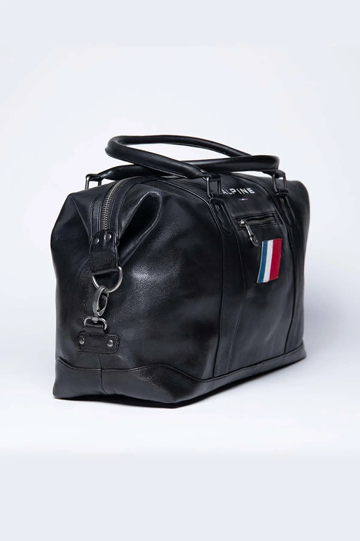 Sac de voyage en cuir Alpine A310 72h noir