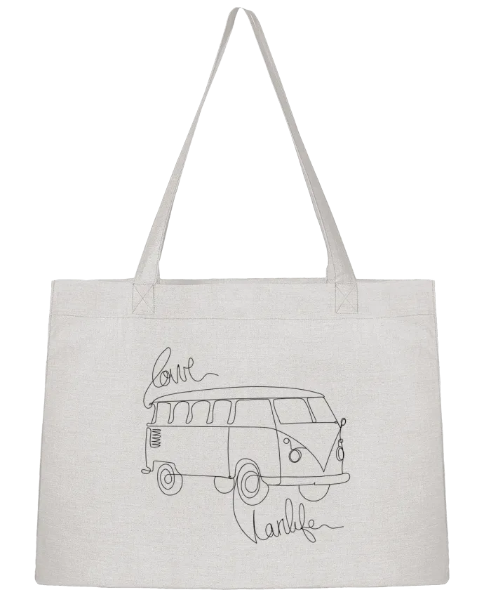 Sac Shopping Love Vanlife par 50NuancesDeGraph