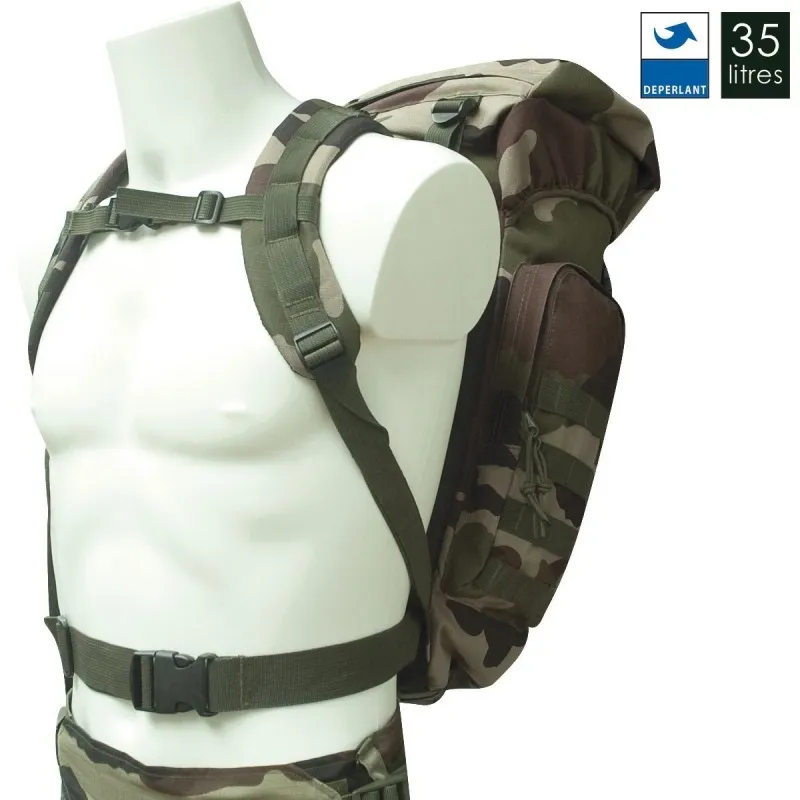 Sac à dos militaire 35 L - camouflage, bleu ,noir -