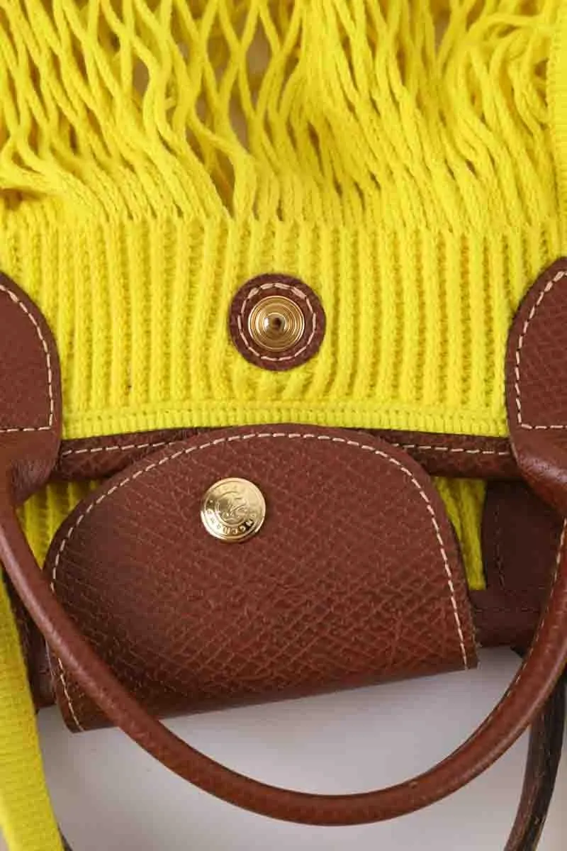 Sac à main jaune