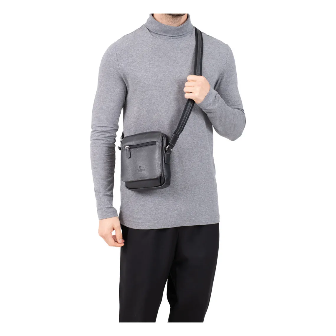 Sacoche Cuir CONFORT Chocolat Seth | 3 Suisses
