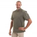Short Sleeve Khaki Nero Chef Jacket - ROBUR.