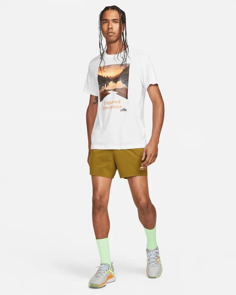T-shirt de trail Nike Trail Blanc pour homme