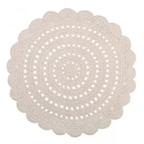 Tapis Rond ALMA Ecru | Tapis rond 3 SUISSES