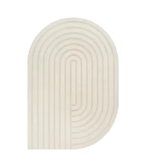 Tapis salon LOUSA forme original en relief