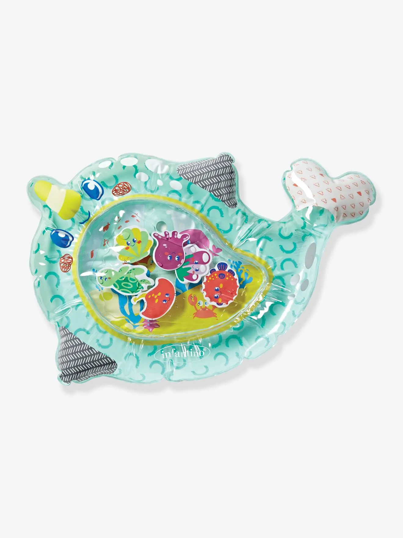 Tapis à eau Découverte sensorielle Licorne des Mers - INFANTINO bleu - Infantino
