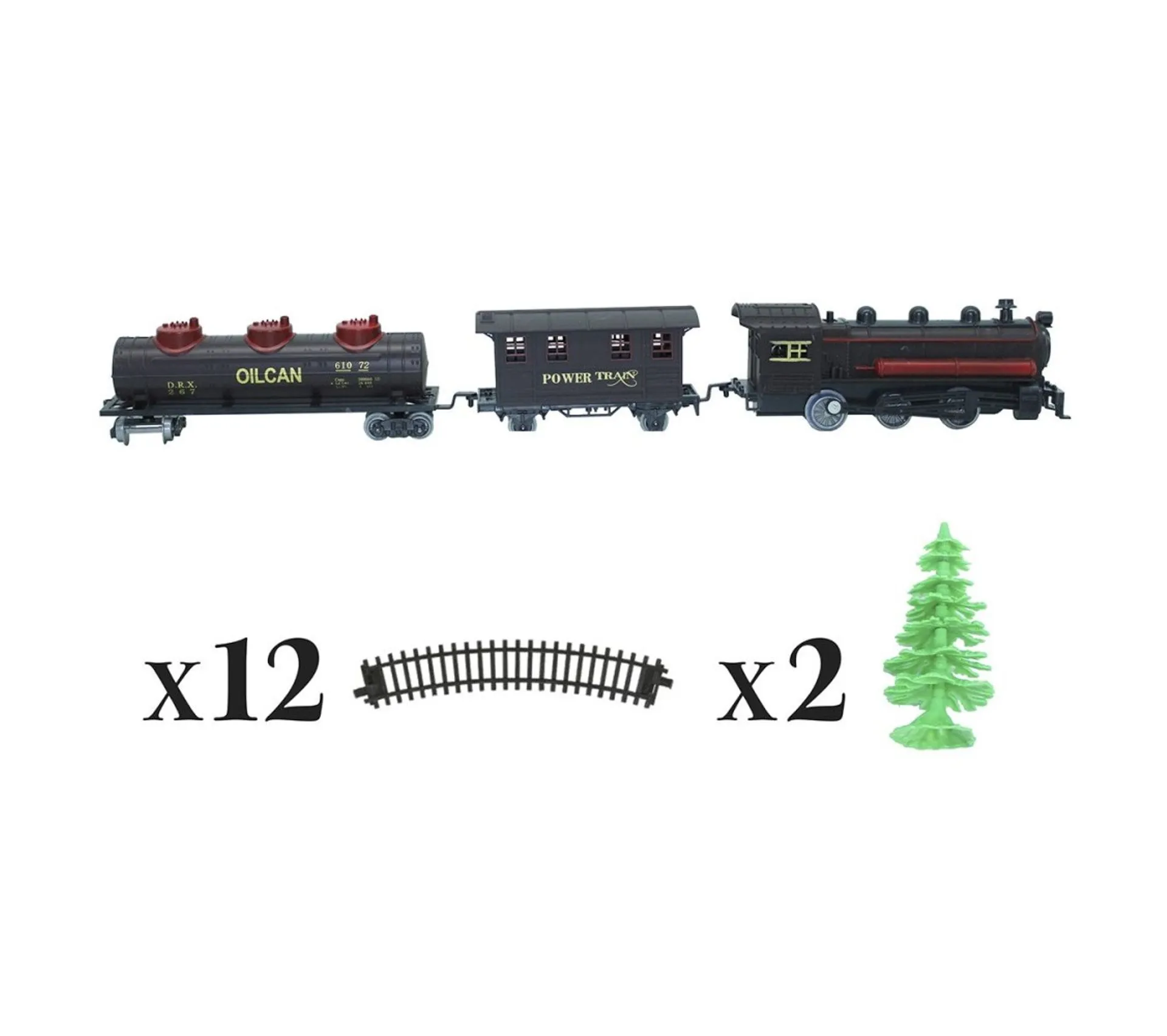 Train De Noël Électrique 17 Pièces