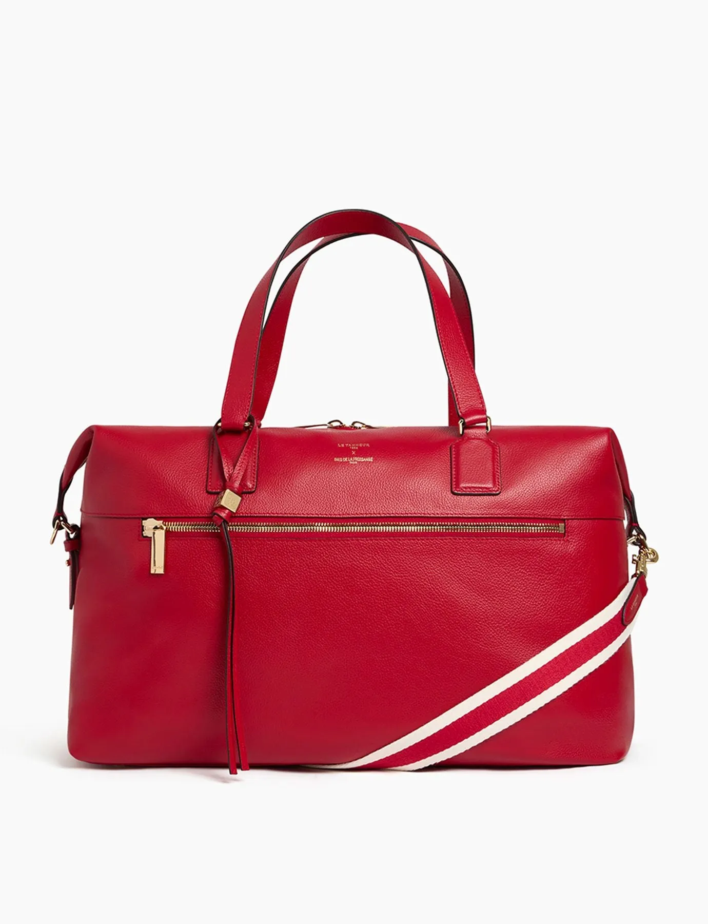 Travel bag Ines x Le Tanneur - 24h red