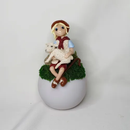 Veilleuse led, boule lumineuse, lampe bébé, accessoire enfant, figurine fimo