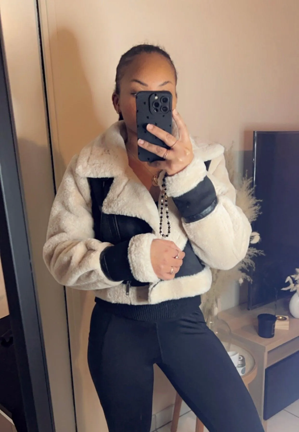 Veste bombardier MILIE noir