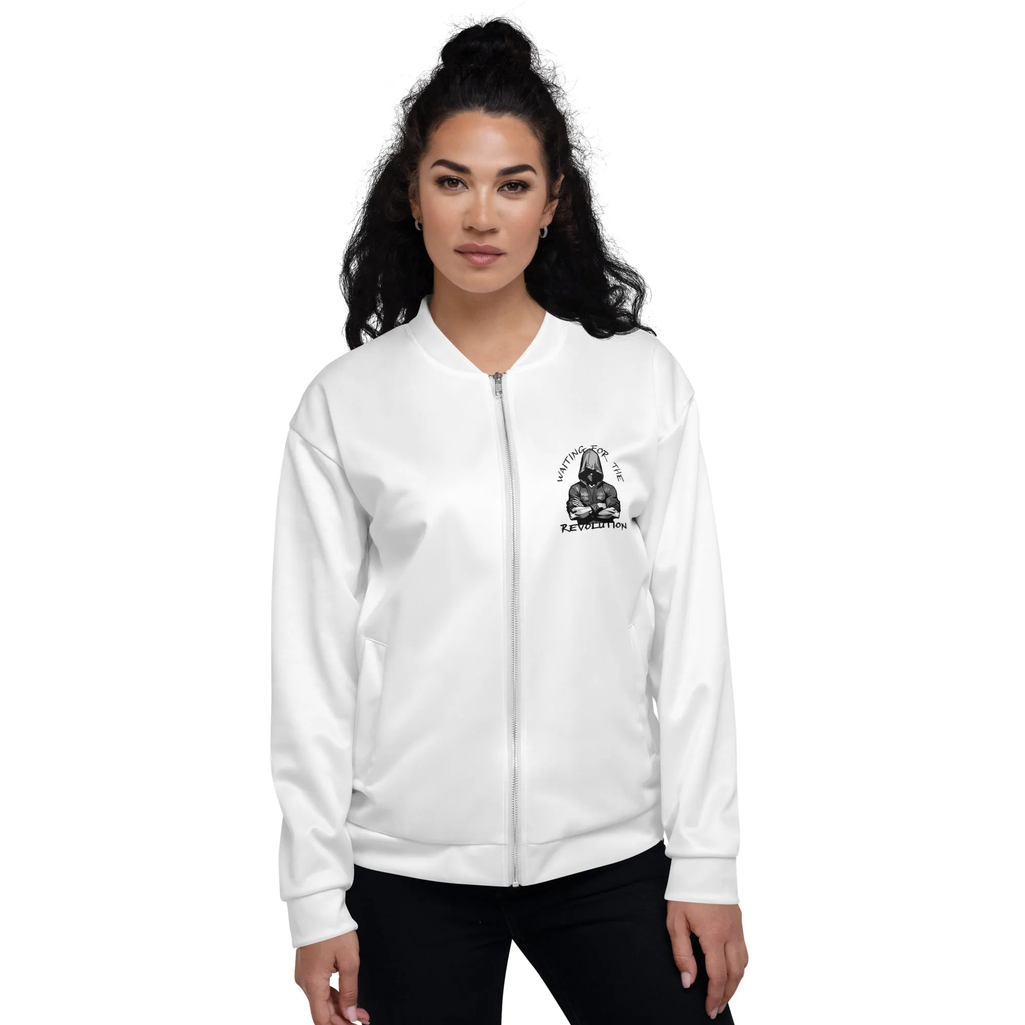 Veste de bombardier unisexe Waiting for the revolution