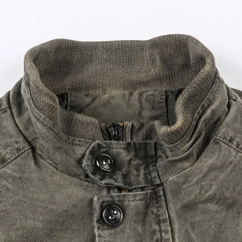 Veste Grise Vintage