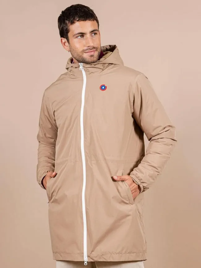 Sahara Beige Waterproof Fleece Jacket - Flotte | wimod